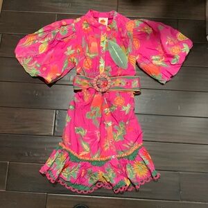 Farm Rio Delicate Fruit Garden Dress